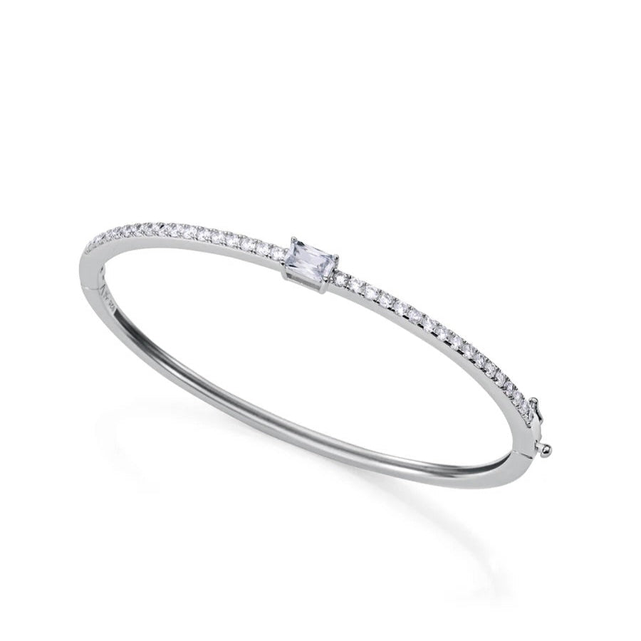 Pulsera Viceroy Plata de Primera Ley con baño de rodio rigida