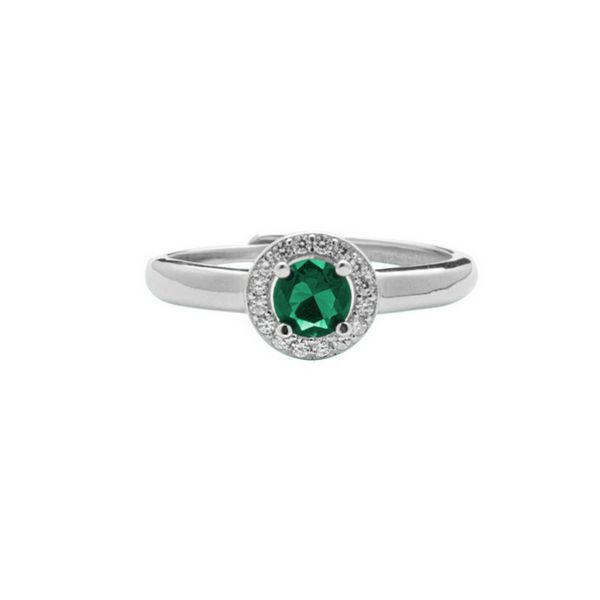 Anillo Plata 925 Circonita Colores