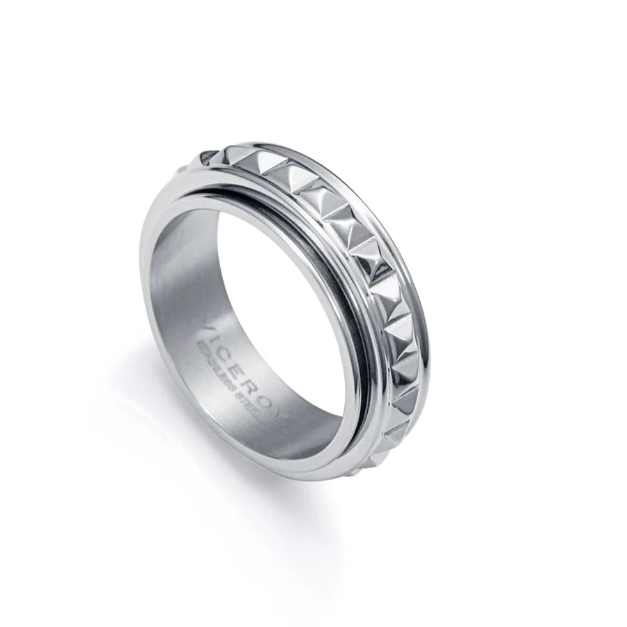 Anillo Giratorio de Acero para Hombre