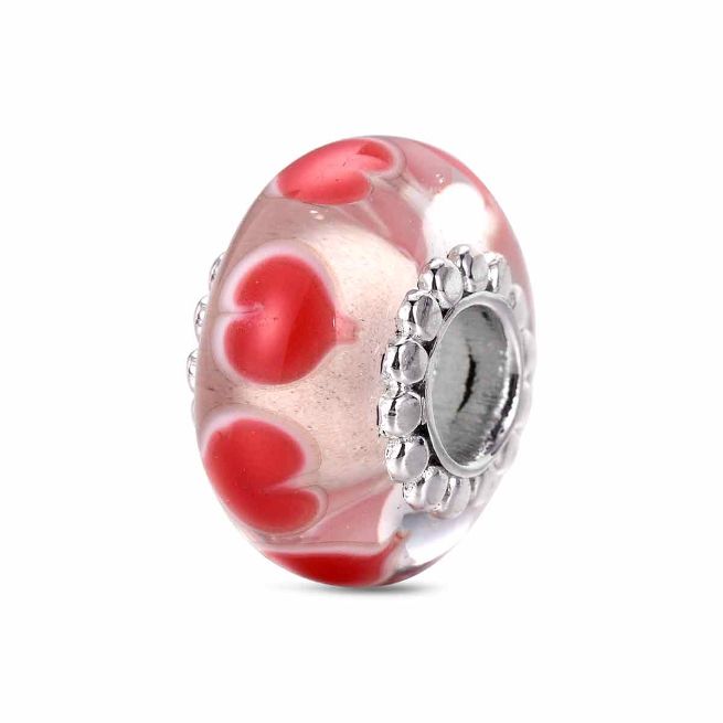 Abalorio Cristal Murano Corazones