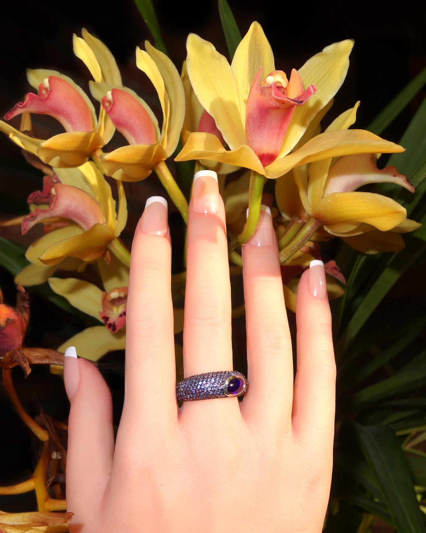 Anillo Plata de Ley Zafiro Vintage