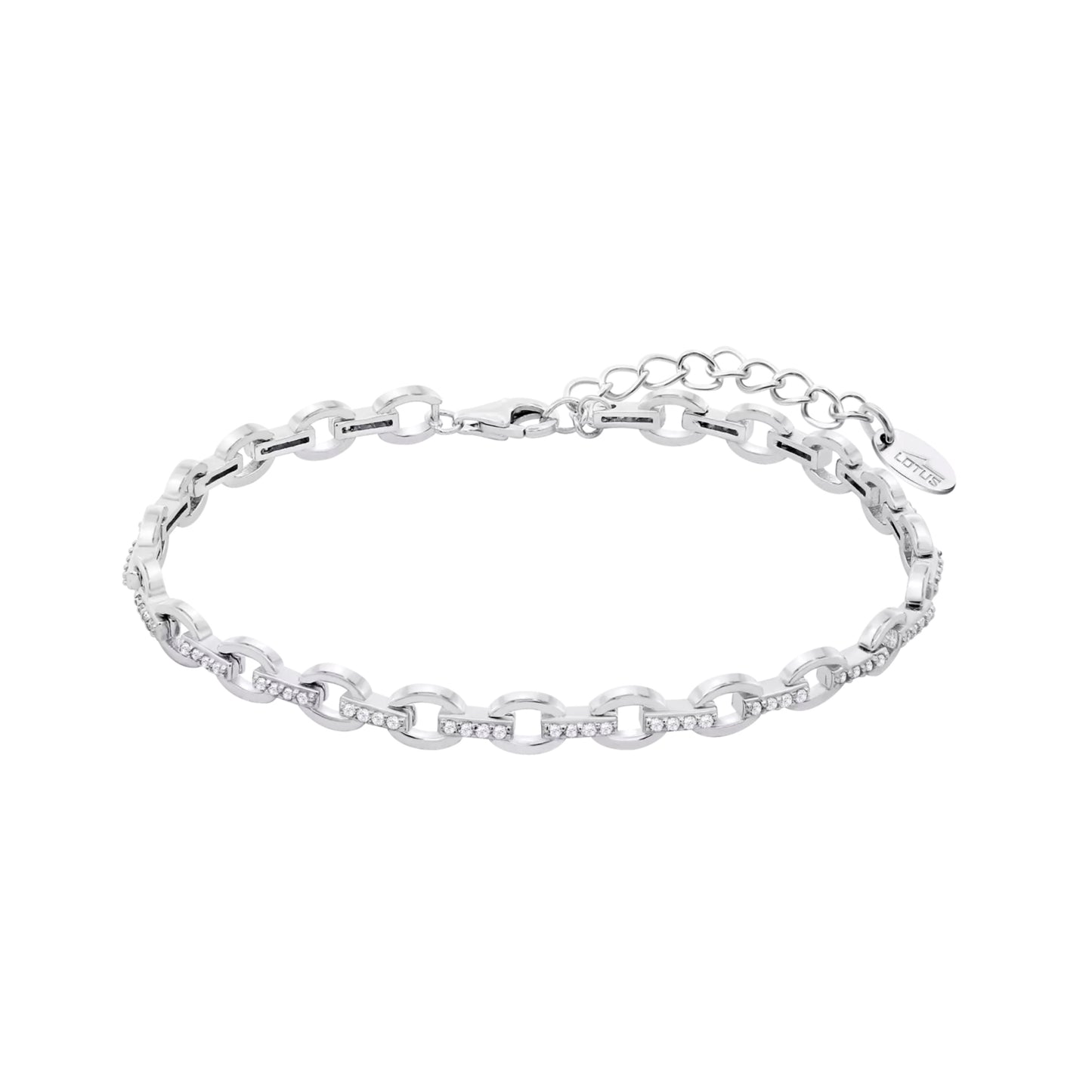Pulsera Cadena Lotus Mujer en Plata