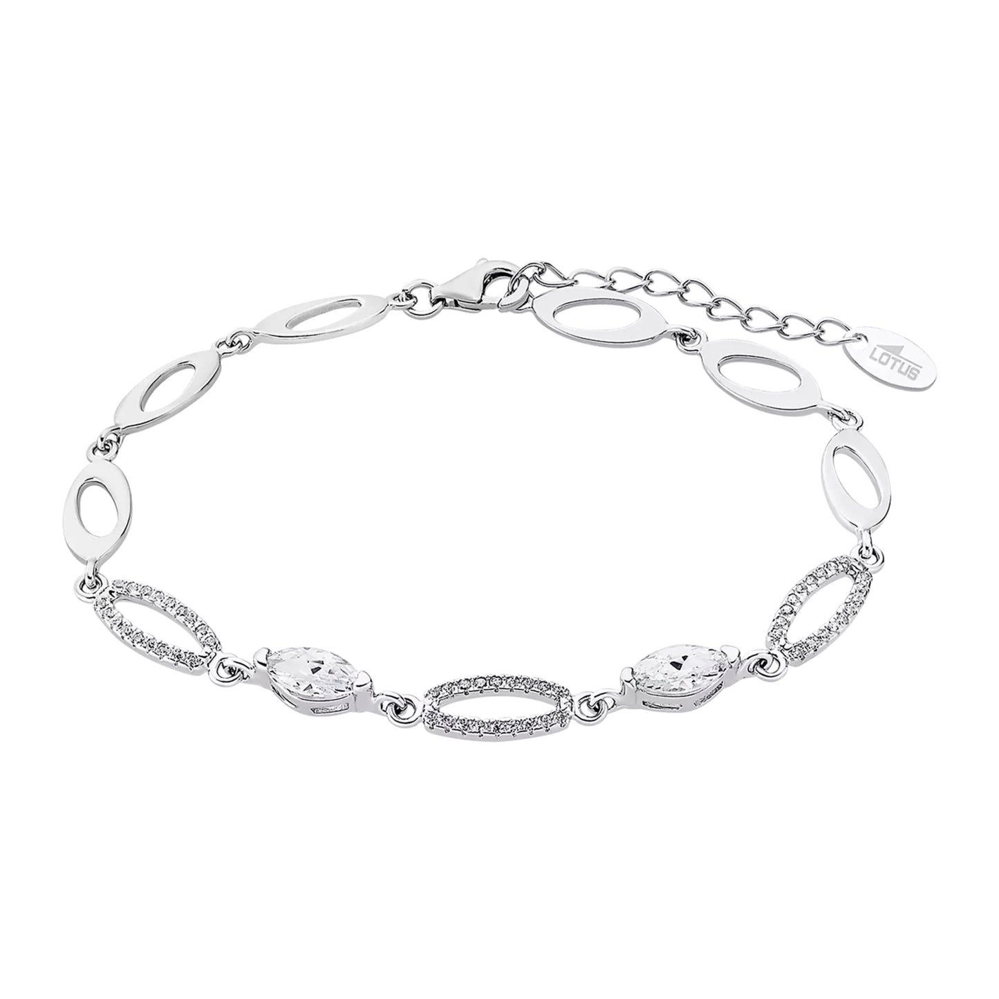 Pulsera Lotus Plata Mujer