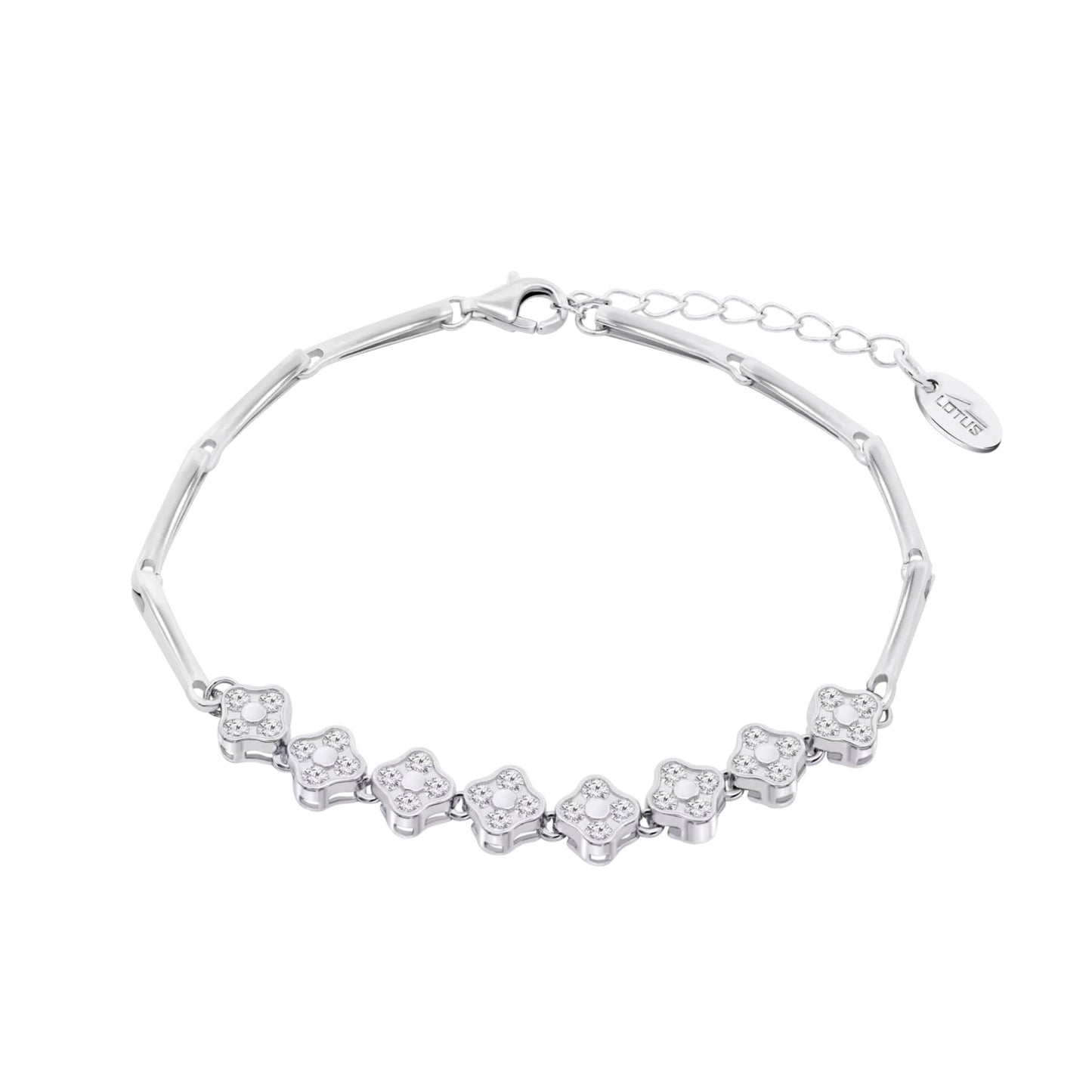 Pulsera Plata Lotus Mujer