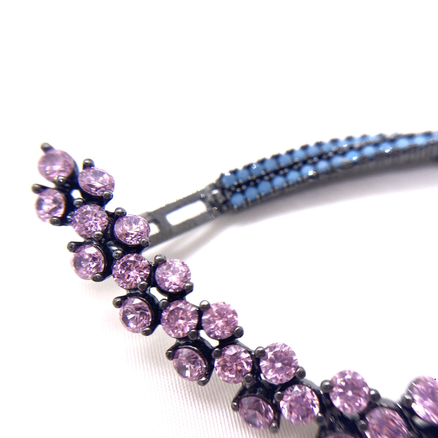 Penientes Plata Baño Rutenio Circonitas Pera Salvatore