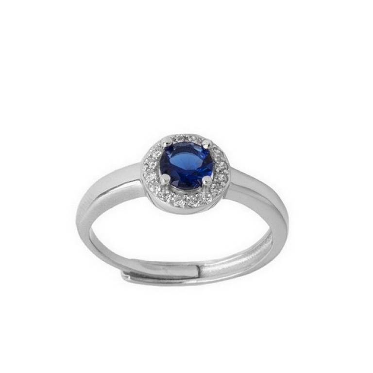 Anillo Plata 925 Circonita Colores