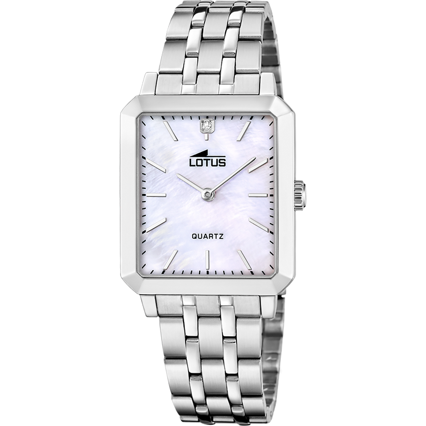 Reloj Lotus de Mujer Beige Correa de Acero Inoxidable 316L