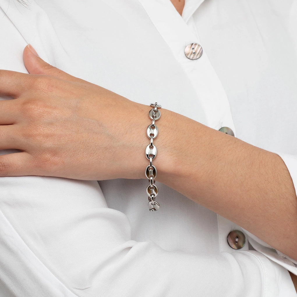 Pulsera Cadena Lotus Hombre Acero Inoxidable 316L