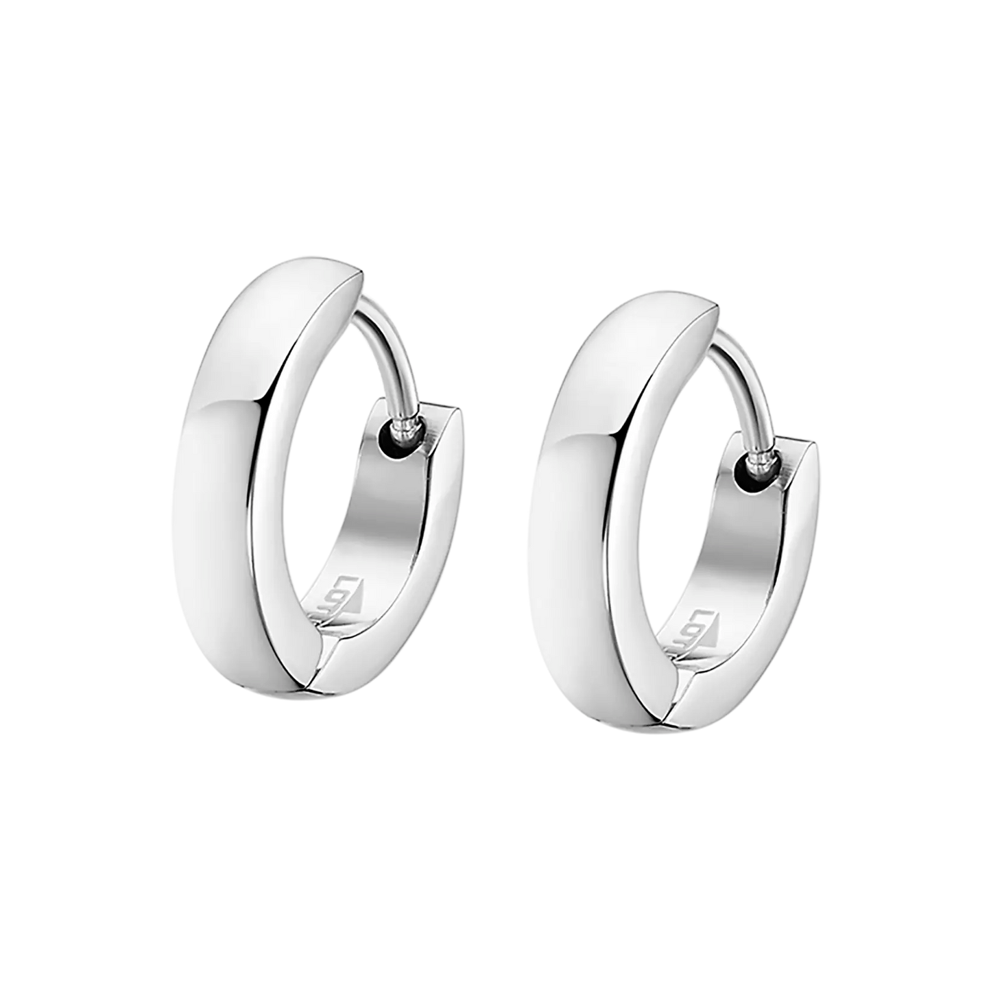 Lotus Earrings for Men in Stainless Steel