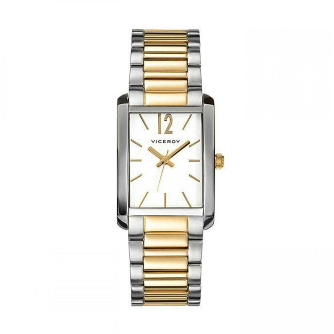 Reloj Viceroy Classic Bicolor Acero Inoxidable Rectangular