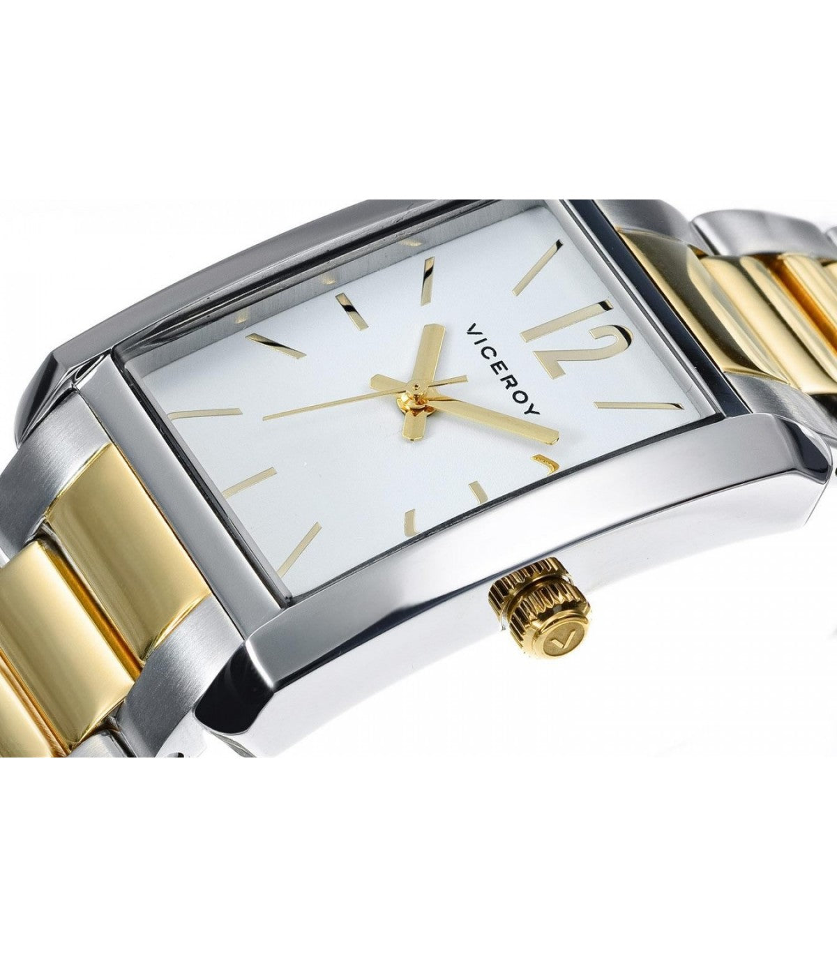 Reloj Viceroy Classic Bicolor Acero Inoxidable Rectangular