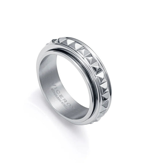 Anillo Giratorio de Acero para Hombre
