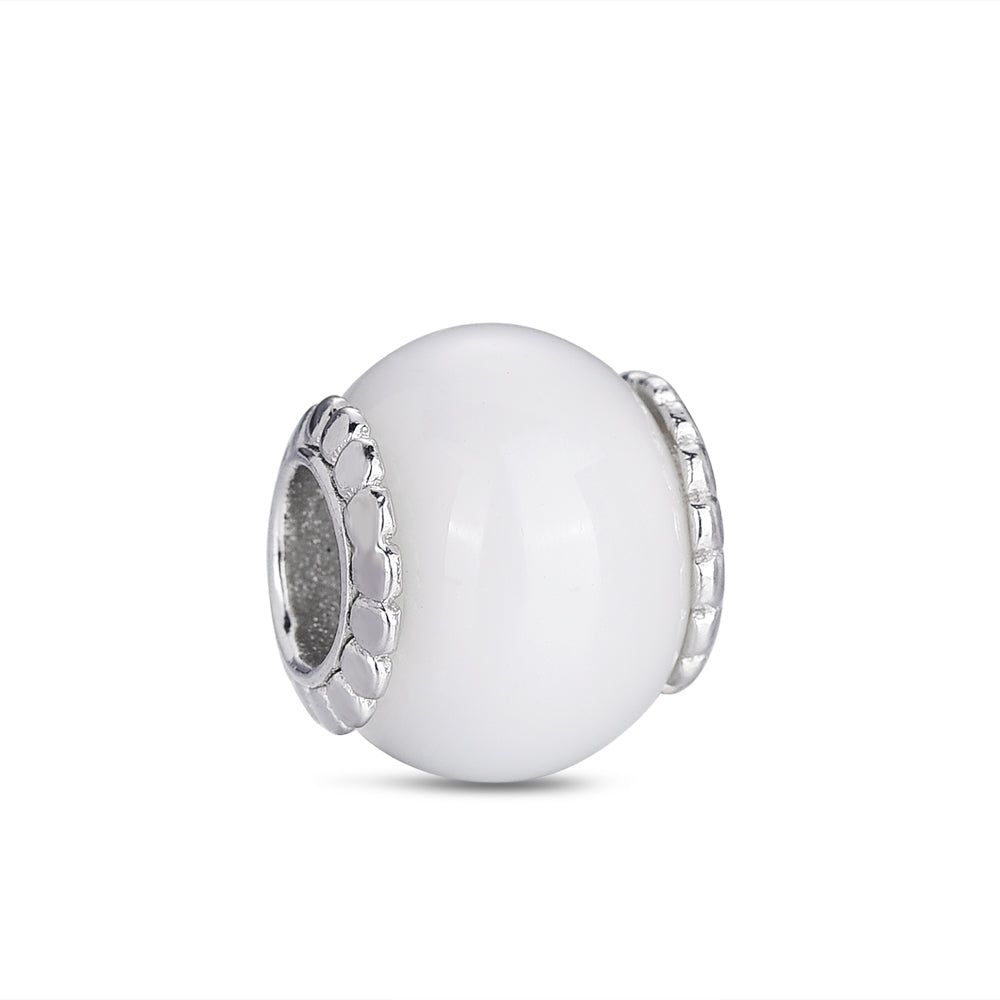 Abalorio A Tu Lado Murano Blanco