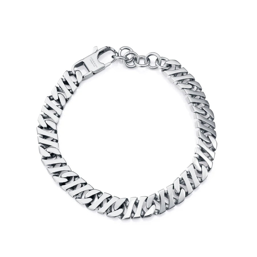 Men's Steel Bracelet with Classic Chain