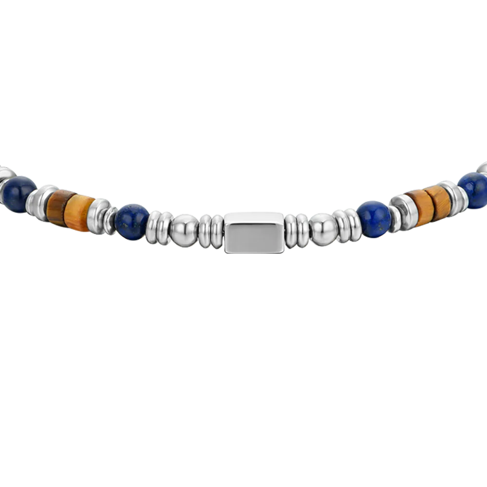 Pulsera Acero Piedras Multicolor