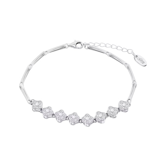 Pulsera Plata Lotus Mujer