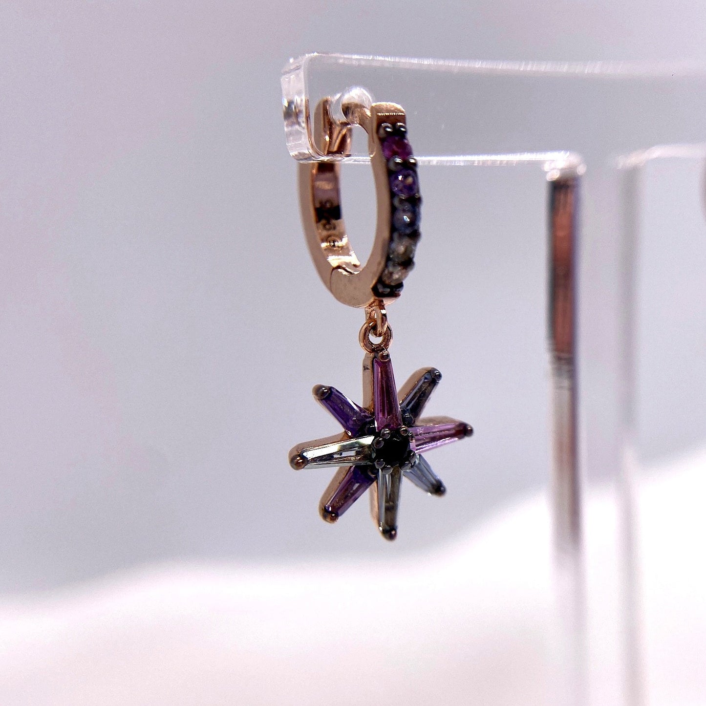 Aros Plata 925 Estrella Circonitas Salvatore