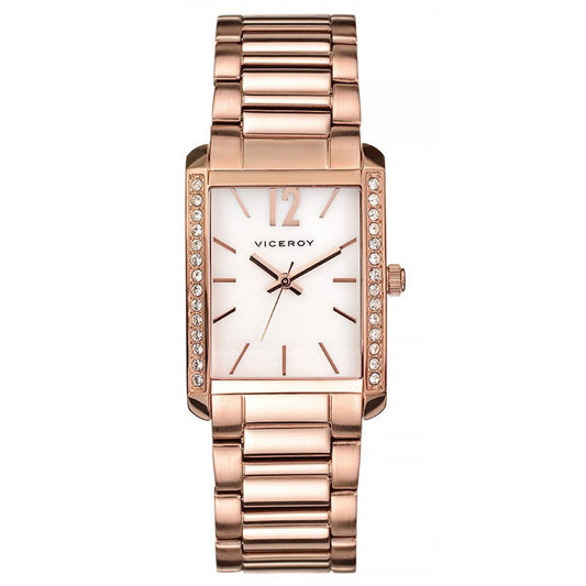 Reloj Mujer Viceroy Rectangular Oro Rosa 40738-95