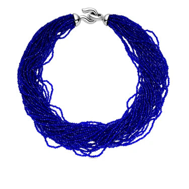 Collar Plata 925 Cristal Azul Luxenter
