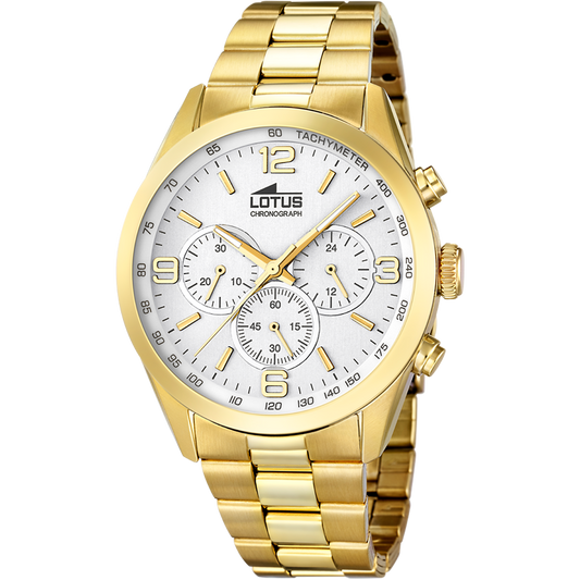 Reloj de Hombre Lotus Minimalist con Esfera Plateada
