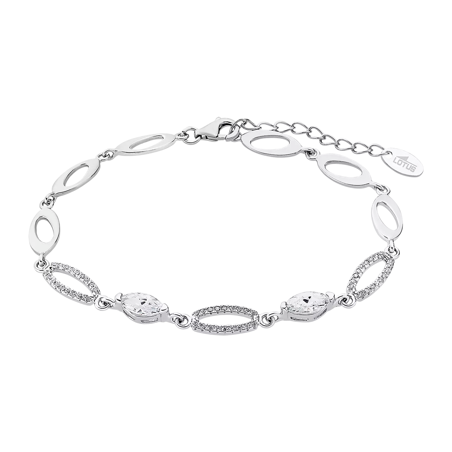 Pulsera Lotus Plata Mujer