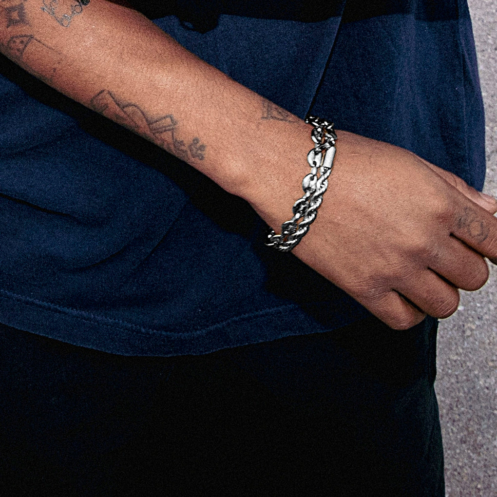 Pulsera Lotus Hombre Acero Inoxidable