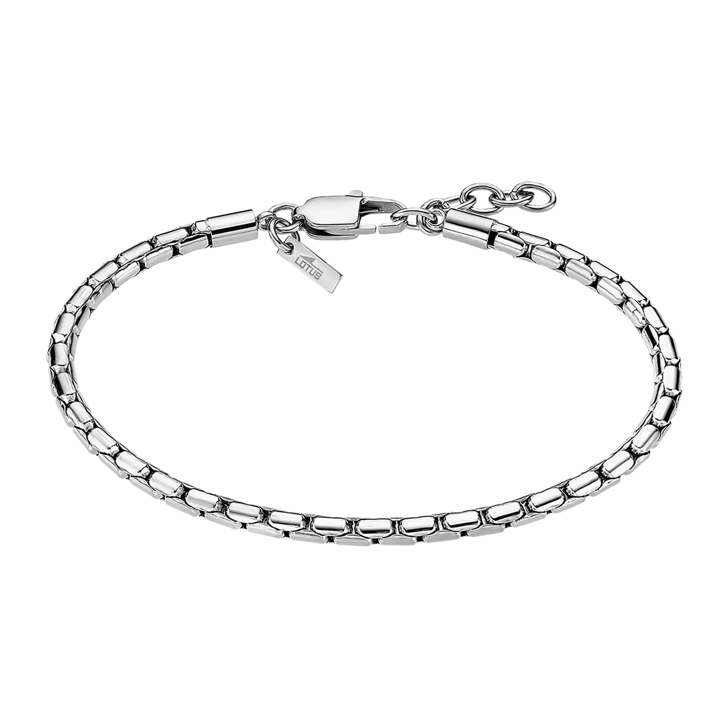Lotus Bracelet for Men in Stainless Steel