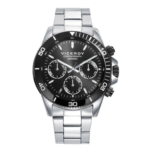 Reloj de Hombre Viceroy Magnum Cronógrafo Acero Inoxidable Negro