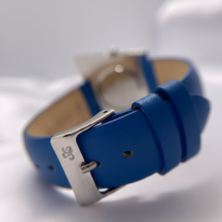 Reloj Acero Rombo Circonitas Azul Primo Emporio